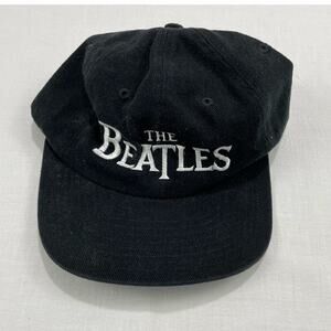 The Beatles Black Adjustable Baseball Cap by San Sun Black White OSFA